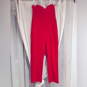 EXPRESS Red Women’s Jumpsuit